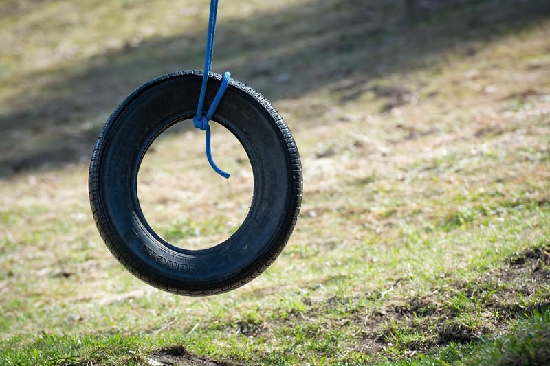 Upcycled Tire Swing